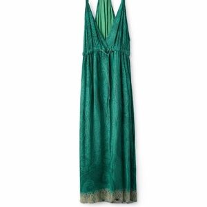 Elegant Green Maxi Dress